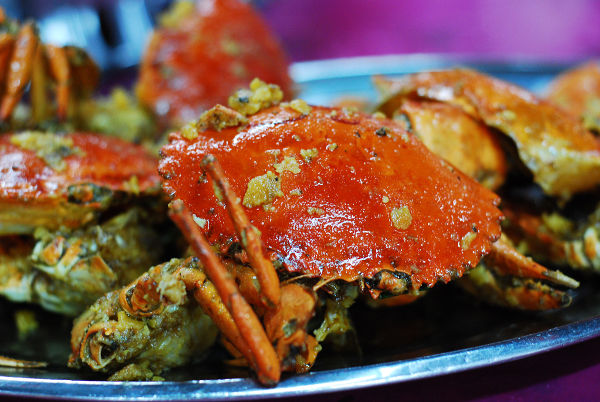 Salted Egg Crabs @ Port Village Seafood Restaurant